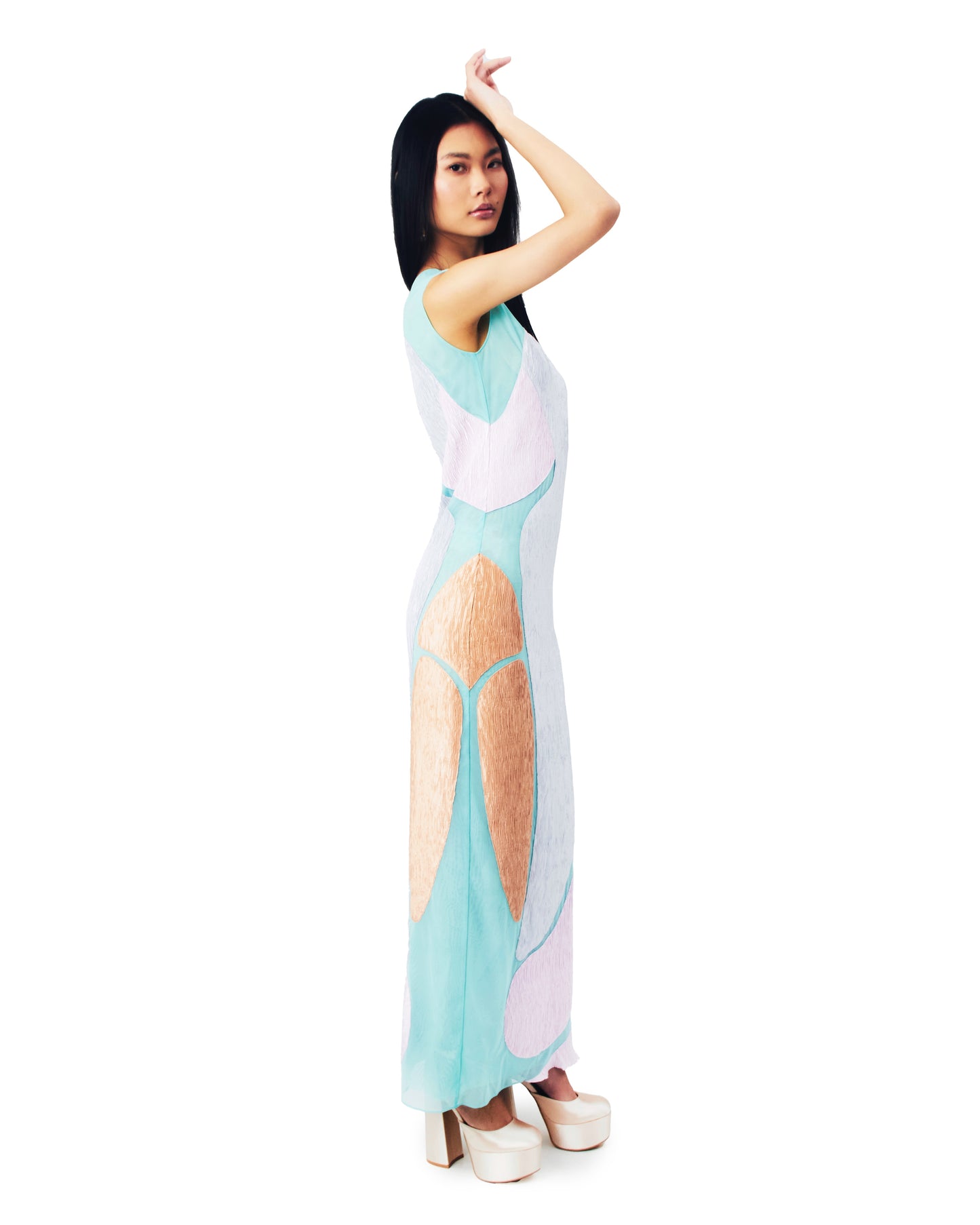 Periwinkle Rose dress