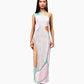 Periwinkle Rose dress